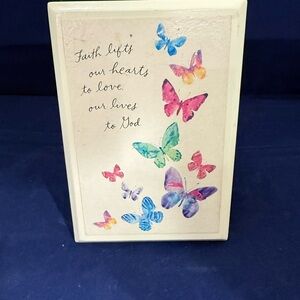 Inspirational Butterfly Wall Art - Multicolor